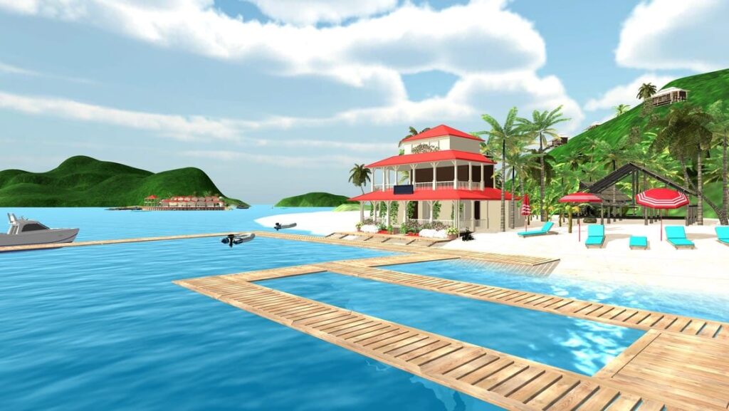 House on water
