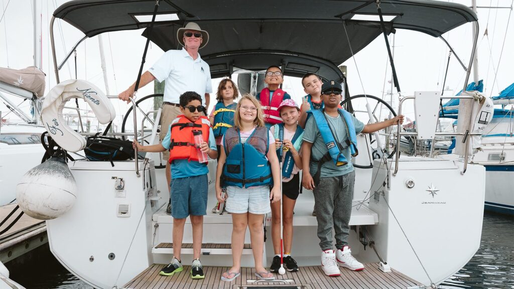 Sailing with Sight and Sound Students