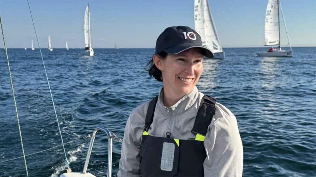 American Sailing instructor and licensed USCG captain Grace Lockhart