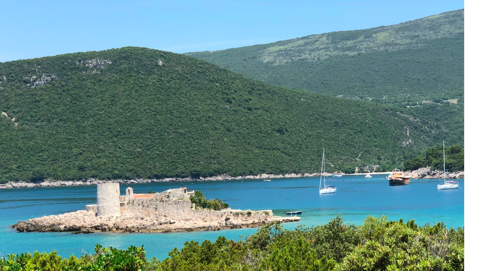 Miriste Bay near the Lustica peninsula