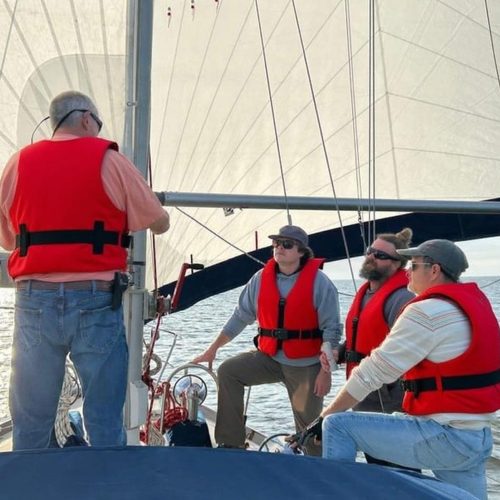 teaching on a sailboat
