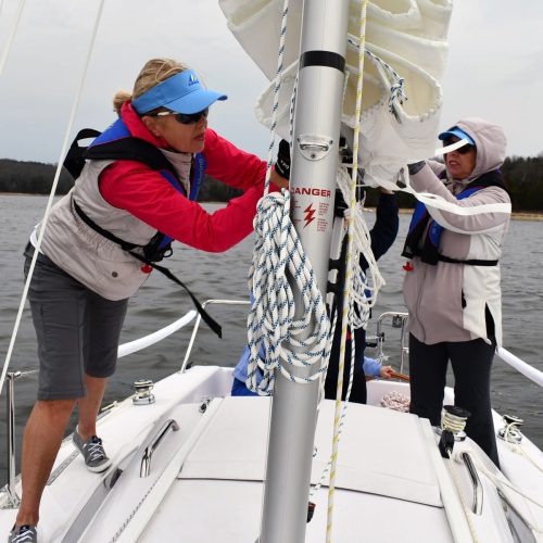 Raising the Main Sail!